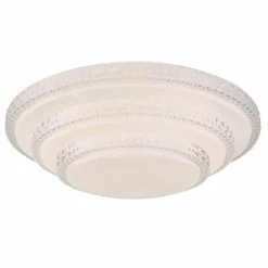 Plafonnier Globo RITA LED Blanc, 1 lumière, Télécommandes