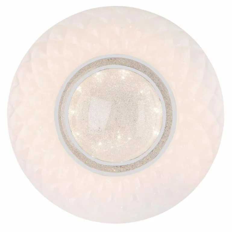 Plafonnier Globo RITA LED Blanc, 1 lumière, Télécommandes