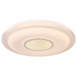 Plafonnier Globo RITA LED Blanc, 1 lumière, Télécommandes