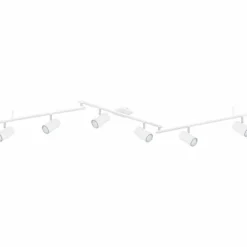 Luminaires Globo Lighting Plafonniers|Plafonnier Globo ROBBY Blanc, 6 lumières