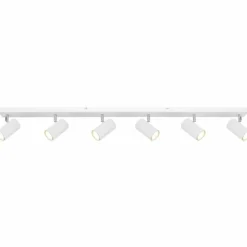 Luminaires Globo Lighting Spots Et Projecteurs|Plafonnier Globo ROBBY Blanc, 6 lumières