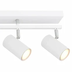 Luminaires Globo Lighting Spots Et Projecteurs|Plafonnier Globo ROBBY Chrome, Blanc, 5 lumières