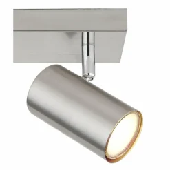 Luminaires Globo Lighting Spots Et Projecteurs|Plafonnier Globo ROBBY Nickel mat, 2 lumières