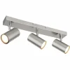 Luminaires Globo Lighting Spots Et Projecteurs|Plafonnier Globo ROBBY Nickel mat, 3 lumières