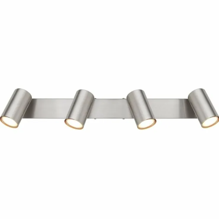 Luminaires Globo Lighting Spots Et Projecteurs|Plafonnier Globo ROBBY Nickel mat, 4 lumières