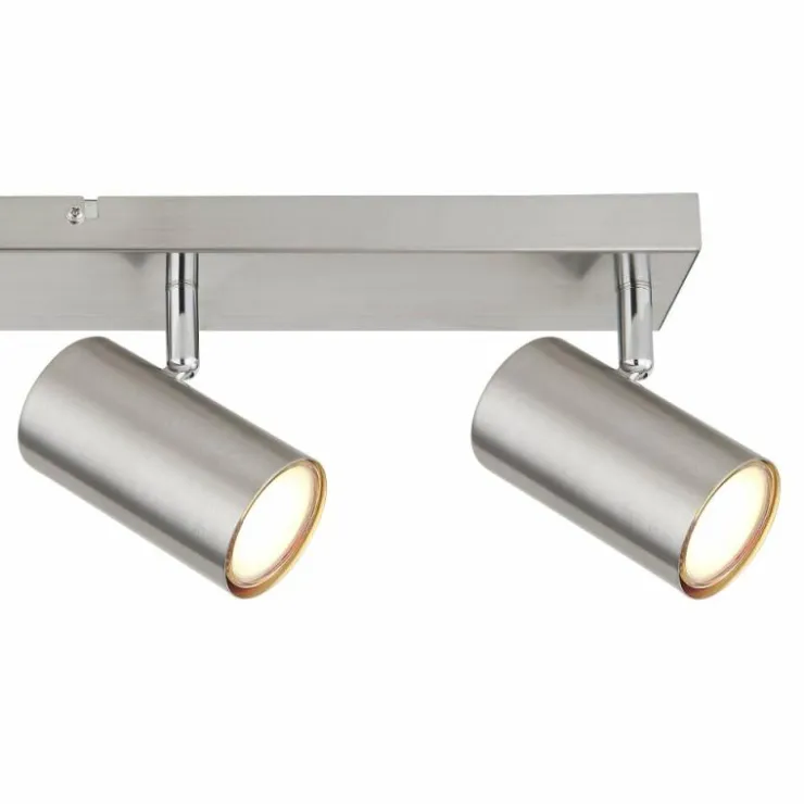 Luminaires Globo Lighting Spots Et Projecteurs|Plafonnier Globo ROBBY Nickel mat, 4 lumières