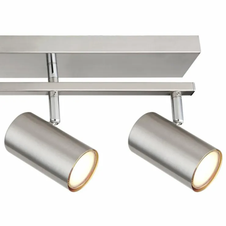 Luminaires Globo Lighting Spots Et Projecteurs|Plafonnier Globo ROBBY Nickel mat, 5 lumières