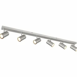 Luminaires Globo Lighting Spots Et Projecteurs|Plafonnier Globo ROBBY Nickel mat, 6 lumières