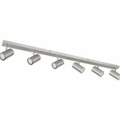 Luminaires Globo Lighting Spots Et Projecteurs|Plafonnier Globo ROBBY Nickel mat, 6 lumières