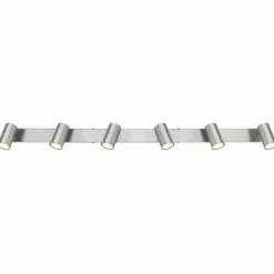 Luminaires Globo Lighting Spots Et Projecteurs|Plafonnier Globo ROBBY Nickel mat, 6 lumières