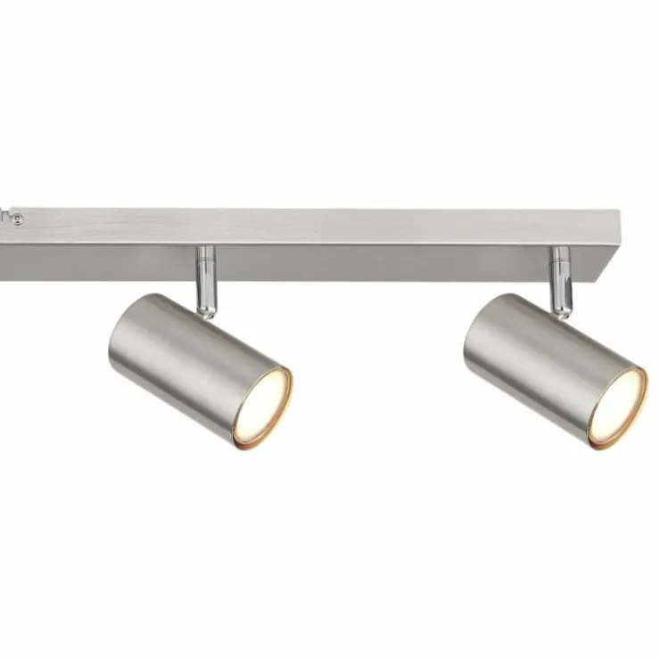 Luminaires Globo Lighting Spots Et Projecteurs|Plafonnier Globo ROBBY Nickel mat, 6 lumières