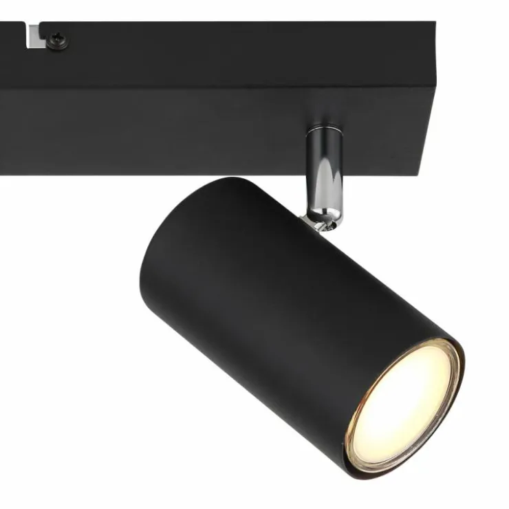 Luminaires Globo Lighting Spots Et Projecteurs|Plafonnier Globo ROBBY Noir, 2 lumières