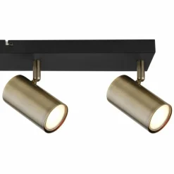 Luminaires Globo Lighting Spots Et Projecteurs|Plafonnier Globo ROBBY Noir, 4 lumières