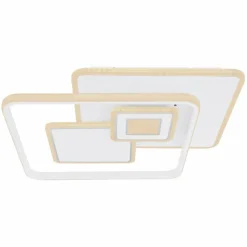 Luminaires Globo Lighting Éclairage Led|Plafonnier Globo RODERICK LED Blanc, 1 lumière, Télécommandes