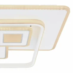 Luminaires Globo Lighting Éclairage Led|Plafonnier Globo RODERICK LED Blanc, 1 lumière, Télécommandes