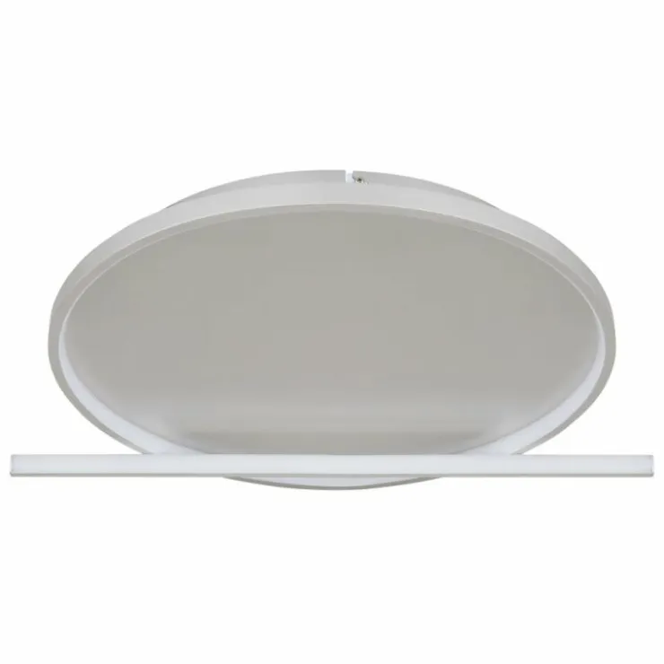 Luminaires Globo Lighting Éclairage Led|Plafonnier Globo RONDA LED Gris, 1 lumière, Télécommandes