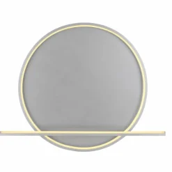 Luminaires Globo Lighting Éclairage Led|Plafonnier Globo RONDA LED Gris, 1 lumière, Télécommandes