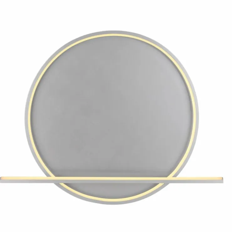 Luminaires Globo Lighting Éclairage Led|Plafonnier Globo RONDA LED Gris, 1 lumière, Télécommandes