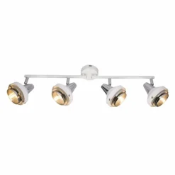 Luminaires Globo Lighting Spots Et Projecteurs|Plafonnier Globo RORGE Blanc, 4 lumières
