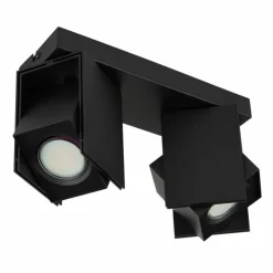 Luminaires Globo Lighting Spots Et Projecteurs|Plafonnier Globo RORY Noir, 2 lumières