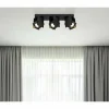 Luminaires Globo Lighting Spots Et Projecteurs|Plafonnier Globo RORY Noir, 3 lumières