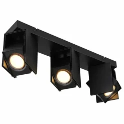 Luminaires Globo Lighting Spots Et Projecteurs|Plafonnier Globo RORY Noir, 3 lumières
