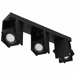 Luminaires Globo Lighting Spots Et Projecteurs|Plafonnier Globo RORY Noir, 3 lumières