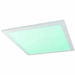 Plafonnier Globo ROSI LED Blanc, 1 lumière, Télécommandes, Changeur de couleurs