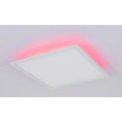 Plafonnier Globo ROSI LED Blanc, 1 lumière, Télécommandes, Changeur de couleurs