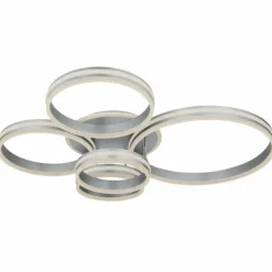 Luminaires Globo Lighting Éclairage Led|Plafonnier Globo RUBIO LED Gris, 1 lumière, Télécommandes