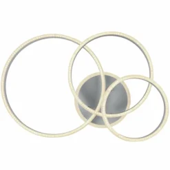 Luminaires Globo Lighting Éclairage Led|Plafonnier Globo RUBIO LED Gris, 1 lumière, Télécommandes