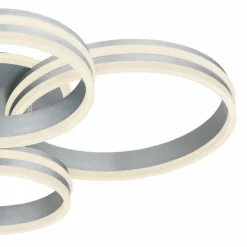 Luminaires Globo Lighting Éclairage Led|Plafonnier Globo RUBIO LED Gris, 1 lumière, Télécommandes