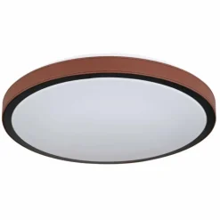 Luminaires Globo Lighting Éclairage Led|Plafonnier Globo SAMMI LED Brun, Noir, Blanc, 1 lumière