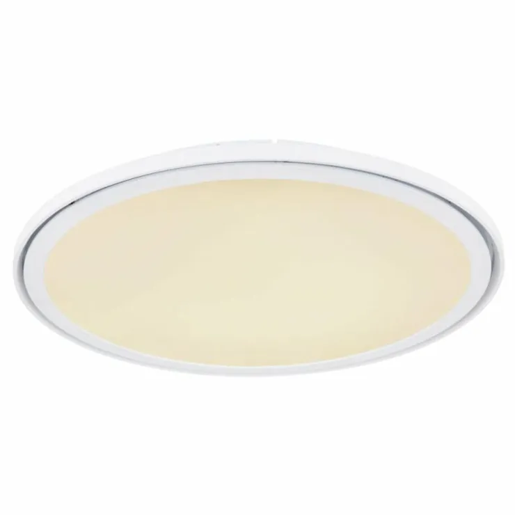 Luminaires Globo Lighting Éclairage Led|Plafonnier Globo SAMU LED Blanc, 1 lumière, Télécommandes, Changeur de couleurs