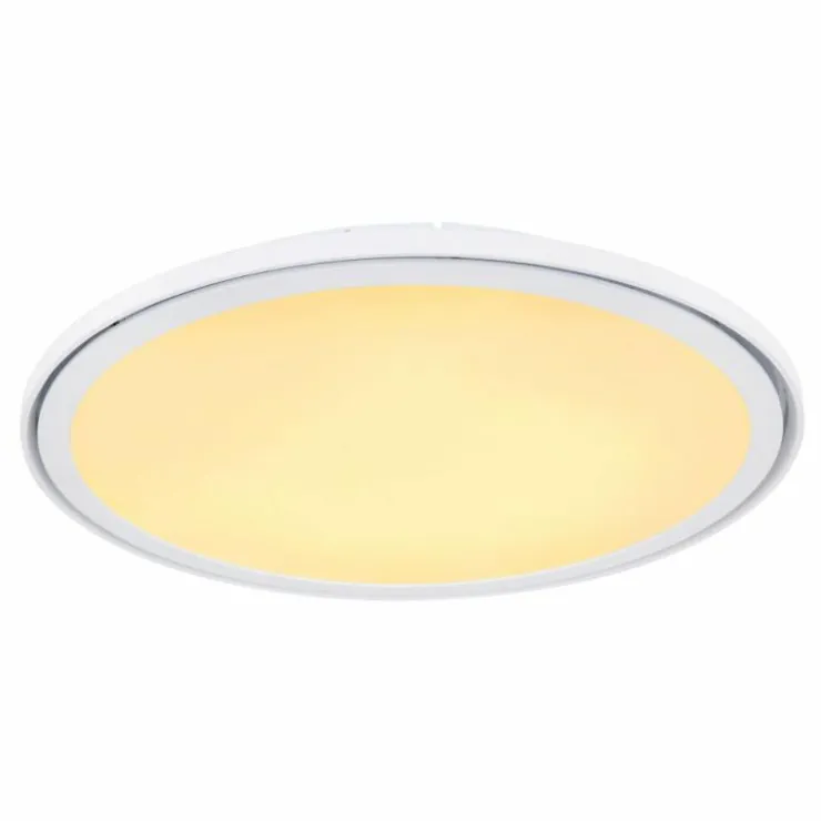 Luminaires Globo Lighting Éclairage Led|Plafonnier Globo SAMU LED Blanc, 1 lumière, Télécommandes, Changeur de couleurs