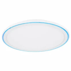 Luminaires Globo Lighting Éclairage Led|Plafonnier Globo SAMU LED Blanc, 1 lumière, Télécommandes, Changeur de couleurs