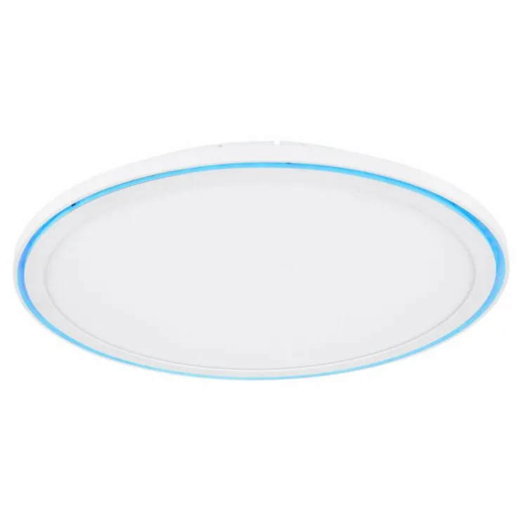 Luminaires Globo Lighting Éclairage Led|Plafonnier Globo SAMU LED Blanc, 1 lumière, Télécommandes, Changeur de couleurs