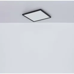 Luminaires Globo Lighting Éclairage Led|Plafonnier Globo SAPANA LED Noir, 1 lumière