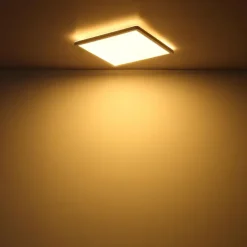 Luminaires Globo Lighting Éclairage Led|Plafonnier Globo SAPANA LED Blanc, 1 lumière