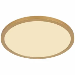 Luminaires Globo Lighting Éclairage Led|Plafonnier Globo SAPANA LED Laiton, Blanc, 1 lumière