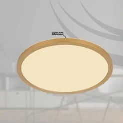 Luminaires Globo Lighting Éclairage Led|Plafonnier Globo SAPANA LED Laiton, Blanc, 1 lumière