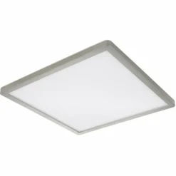 Luminaires Globo Lighting Éclairage Led|Plafonnier Globo SAPANA LED Nickel mat, Blanc, 1 lumière