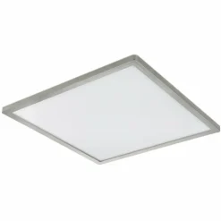 Luminaires Globo Lighting Éclairage Led|Plafonnier Globo SAPANA LED Nickel mat, Blanc, 1 lumière