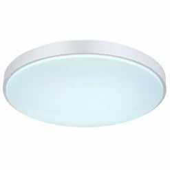 Luminaires Globo Lighting Éclairage Led|Plafonnier Globo SONNY LED Argenté, Blanc, 1 lumière, Télécommandes