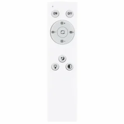 Luminaires Globo Lighting Éclairage Led|Plafonnier Globo SONNY LED Argenté, Blanc, 1 lumière, Télécommandes