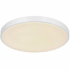 Luminaires Globo Lighting Éclairage Led|Plafonnier Globo SONNY LED Argenté, Blanc, 1 lumière, Télécommandes