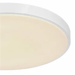 Luminaires Globo Lighting Éclairage Led|Plafonnier Globo SONNY LED Argenté, Blanc, 1 lumière, Télécommandes