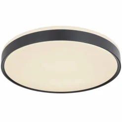 Luminaires Globo Lighting Éclairage Led|Plafonnier Globo SONNY LED Noir, Blanc, 1 lumière, Télécommandes