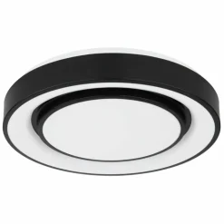Luminaires Globo Lighting Éclairage Led|Plafonnier Globo SULLY LED Noir, 1 lumière, Télécommandes, Changeur de couleurs