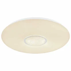 Luminaires Globo Lighting Éclairage Led|Plafonnier Globo SULLY LED Blanc, 1 lumière, Télécommandes, Changeur de couleurs